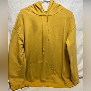 Yellow Athletic Hoodie